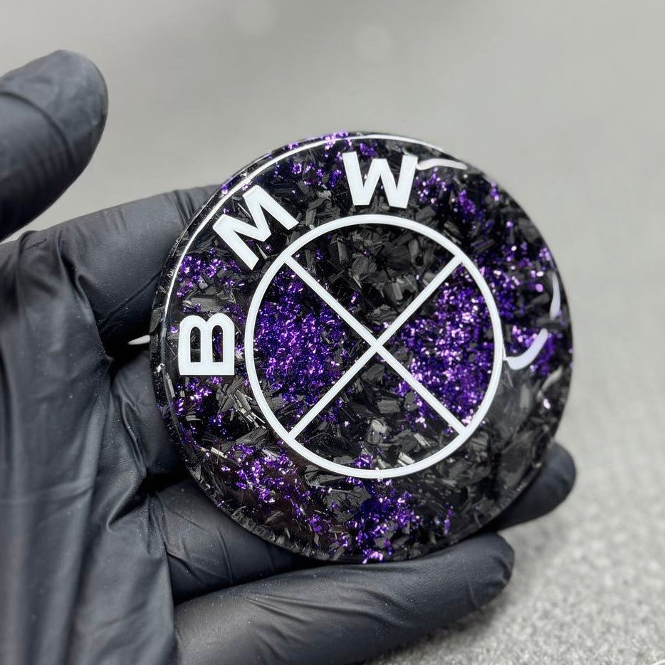 2 logo bmw purple carbon