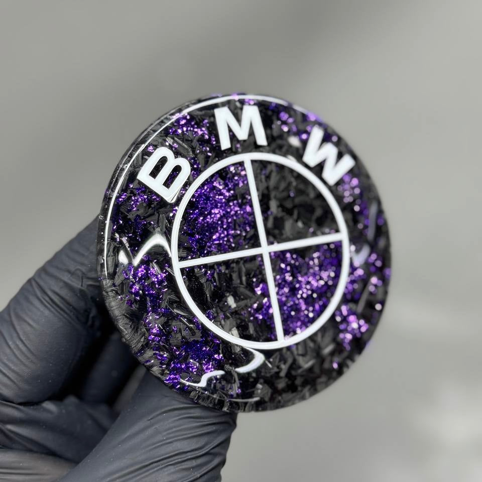 2 logo bmw purple carbon
