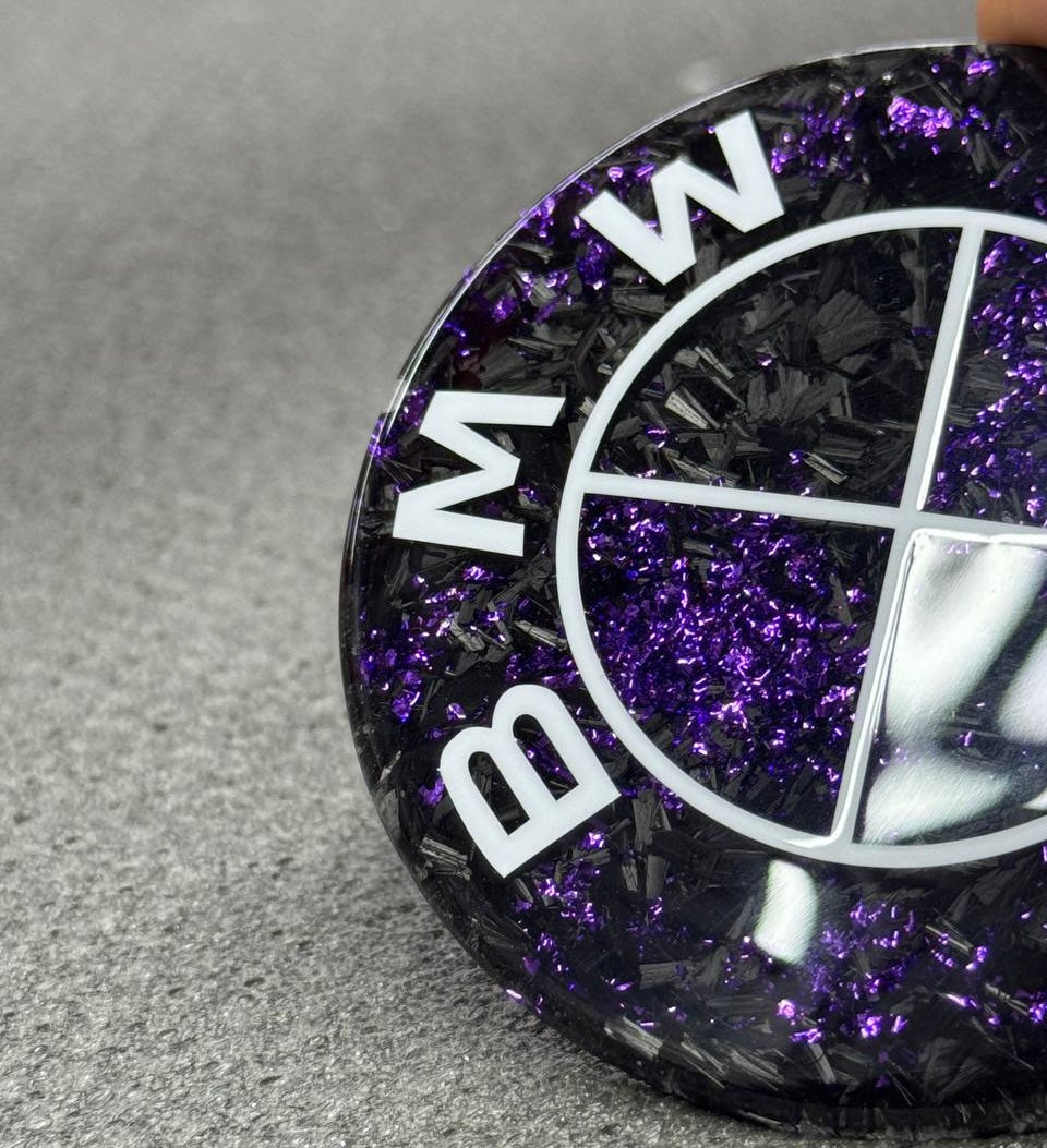 2 logo bmw purple carbon